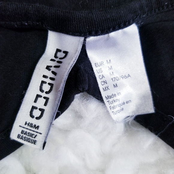 H & M black basic bodysuit . Size M - Picture 13 of 14